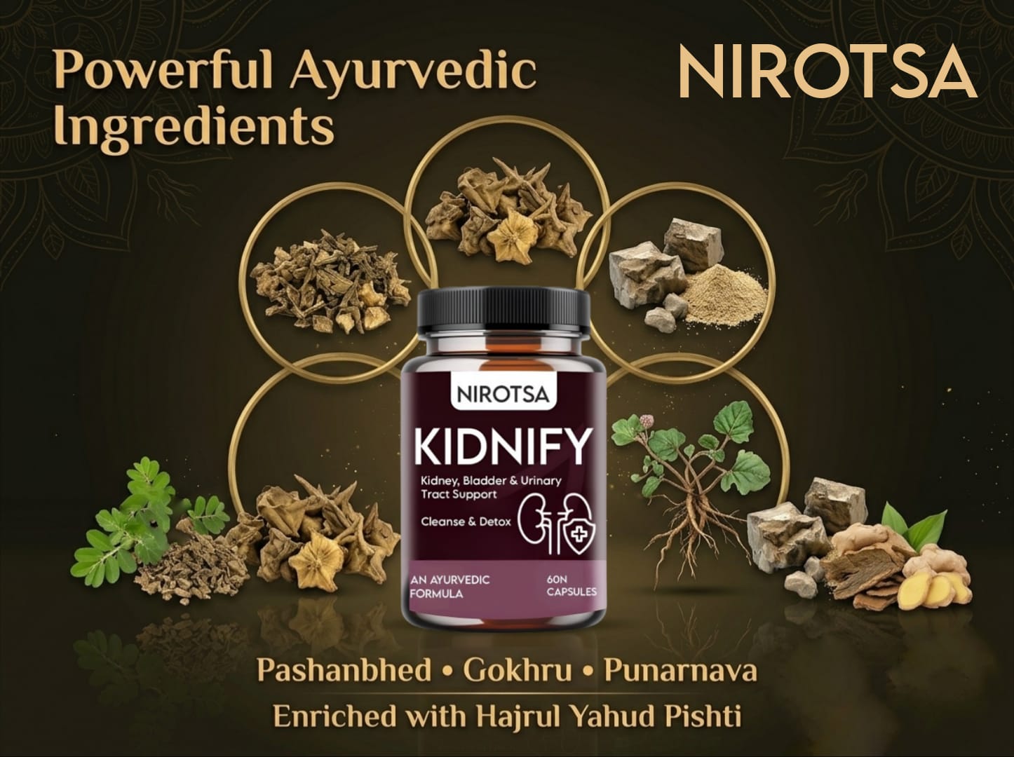 Kidnify Ayurvedic Medicine For Kidney Stone, UTI, Gallbladder | Detox & Cleanse EBC image 6
