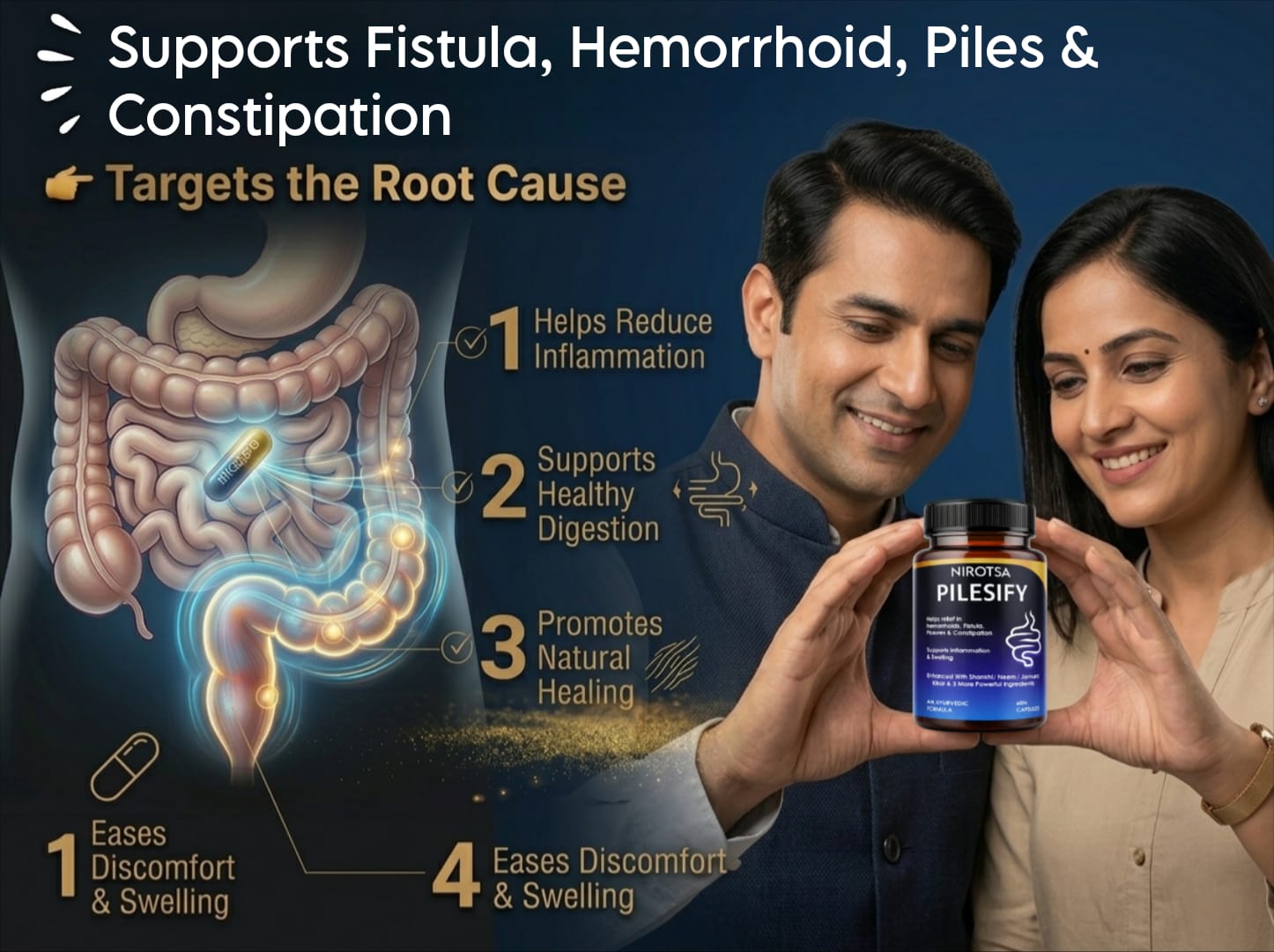 Ayurvedic Medicine For Piles, Hemmarhoids, Fistula & Constipation EBC image 3