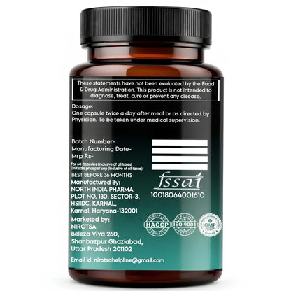 NIROTSA Fortify Multivitamin & Antioxidant Capsules For Men & Women | 60 Capsules