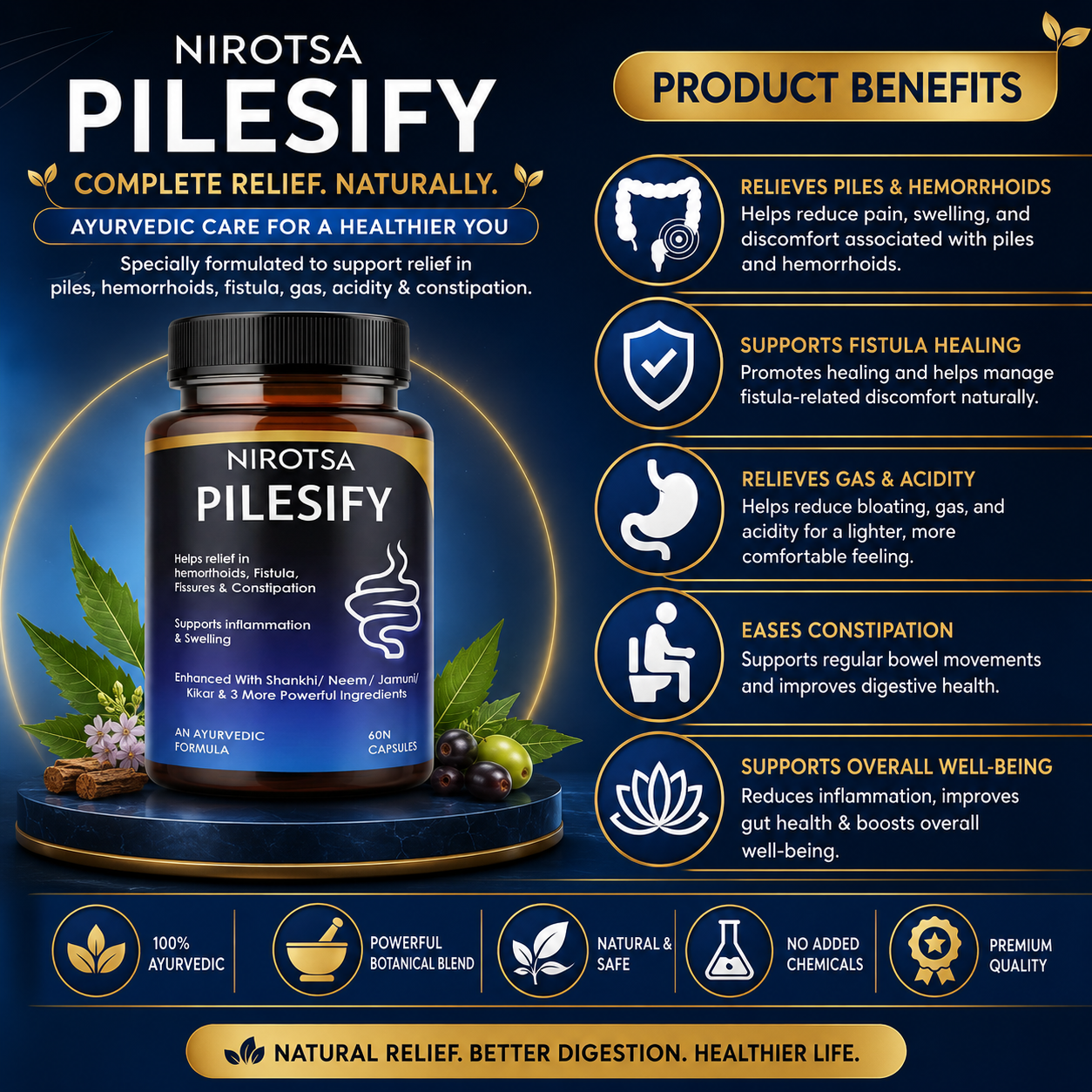 Ayurvedic Medicine For Piles, Hemmarhoids, Fistula & Constipation