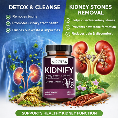 Kidnify Ayurvedic Medicine For Kidney Stone, UTI, Gallbladder | Detox & Cleanse